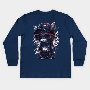 4th of july Kids Long Sleeve T-Shirt